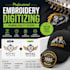 create custom embroidery digitizing designs for machine embroidery