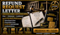 write a professional refund request and charge dispute letter