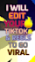 edit viral tiktok videos with captions and effects
