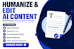 humanize edit ai content chatgpt ai prompt engineer humanize ai generate content