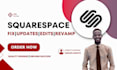 edit squarespace site fix squarespace mobile revamp, update squarespace website