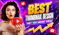 do the best youtube thumbnail design, gaming thumbnail that attract viewers