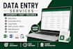 do accurate data entry, copy paste and typing work