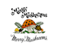 design a unique botanical mushroom logo