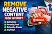 remove mugshots delete negative links, delete bad articles, personal information