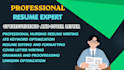 write a professional nursing resume