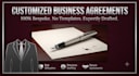 write customized business agreement documents and bespokewrite customized busine