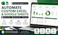 automate custom excel google sheets budget planner employee payroll timesheet