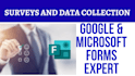 create professional google forms, microsoft forms, and jotform for you