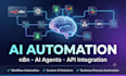 build ai automation workflows using n8n, apis and llms