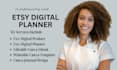 do etsy digital planner,book formatting, workbook layout design and formatting