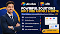 setup airtable database airtable automation CRM airtable interface softr webapp