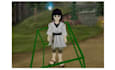 create n64 , ps1 style character, psx, low poly 3d ps1 animation , ps1 rigging