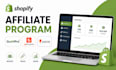 setup goaffpro uppromote awin affiliate and referral program on shopify