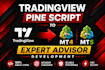 convert tradingview pine script to mt4 or mt5 expert advisor