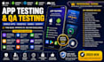 test your ios android app website and game with QA testing