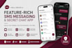 create a professional SMS alert, messaging and secret chat app