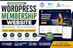 do subscription website membership website memberpresss website lms website