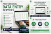 do accurate data entry, web research, copy paste, exel and google sheets