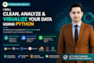 do python data analysis, cleaning and visualization