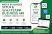 setup meta verified business account, whatsapp api setup, verify domain