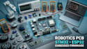 develop robotics pcb, embedded systems, firmware, esp32 stm32 mcu