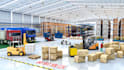 design warehouse, factory, logistics hub cgi and 3d visualization
