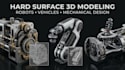 create professional hard surface 3d models for robots vehicles and products