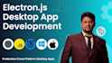 develop windows and mac desktop apps using electron js