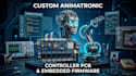 design custom animatronic controller pcb and embedded firmware
