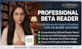 be your dedicated beta reader and honest book reviewer