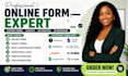 design custom online forms survey typeform 123formbuilder formstack google forms
