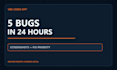 find and document 5 bugs in your vibe coded web app