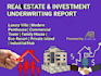 deliver institutional real estate risk and financial analyst