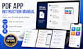 design a PDF app instruction manual for your users