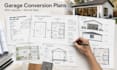 draft garage conversion plans, adu layouts and residential permit sets