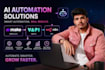 do ai automation with n8n, make, vapi ai