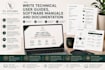 write technical user guides software manuals and documentation