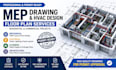 mep drawing plan hvac design floor plan in usa state
