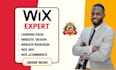 create a wix website, redesign and coding