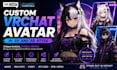 create custom vrchat avatar in 2d and 3d style