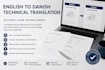 translate technical documents from english to danish