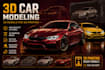 do 3d car modeling 3d car model 3d printing vehicle model stl cad designs render