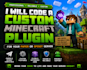 code a custom minecraft plugin for your paper or spigot server