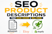 seo product descriptions for amazon, etsy and shopify