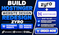 build hostinger website design redesign zyro ecommerce booking website