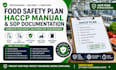 develop food safety plan, haccp manual and sop documentation