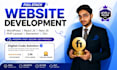 develop full stack website using react js, next js, php
