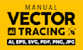 do vector tracing, vectorize image, convert logo to vector quickly