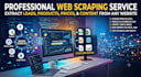 do web scraping and data extraction from any website